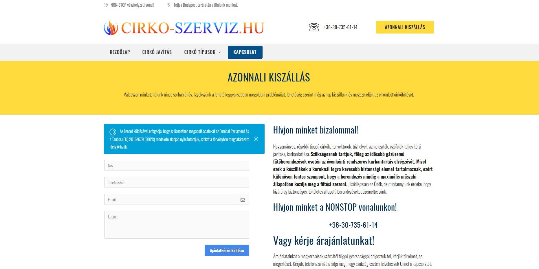 honlapkészítés olcsón