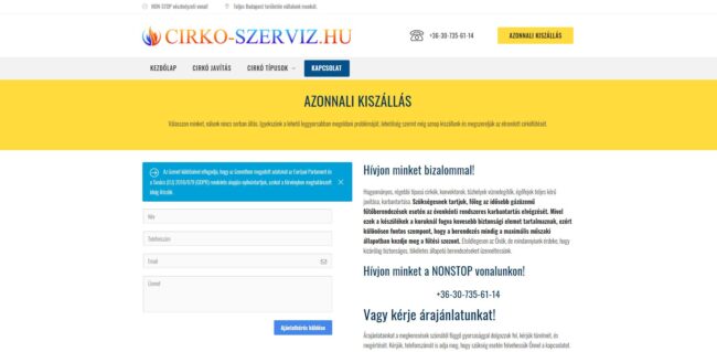 honlapkészítés olcsón